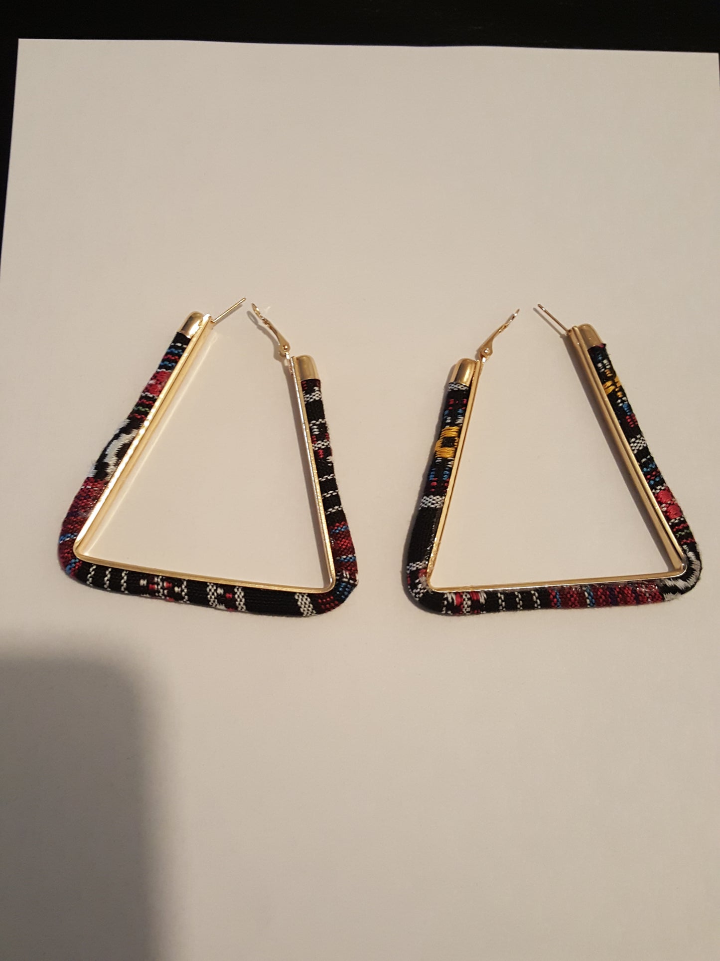 Ethnic Fabric Earrings