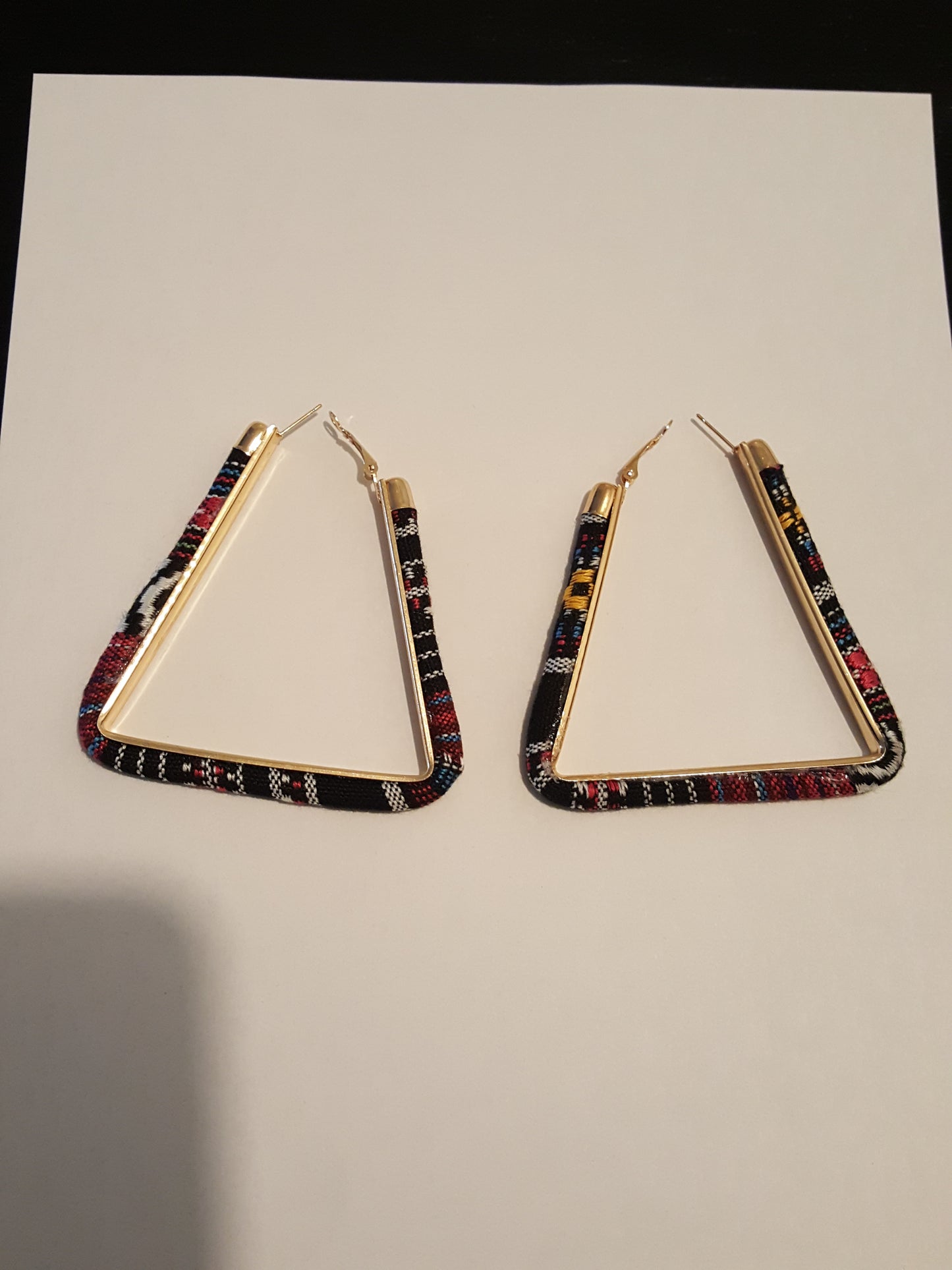 Ethnic Fabric Earrings