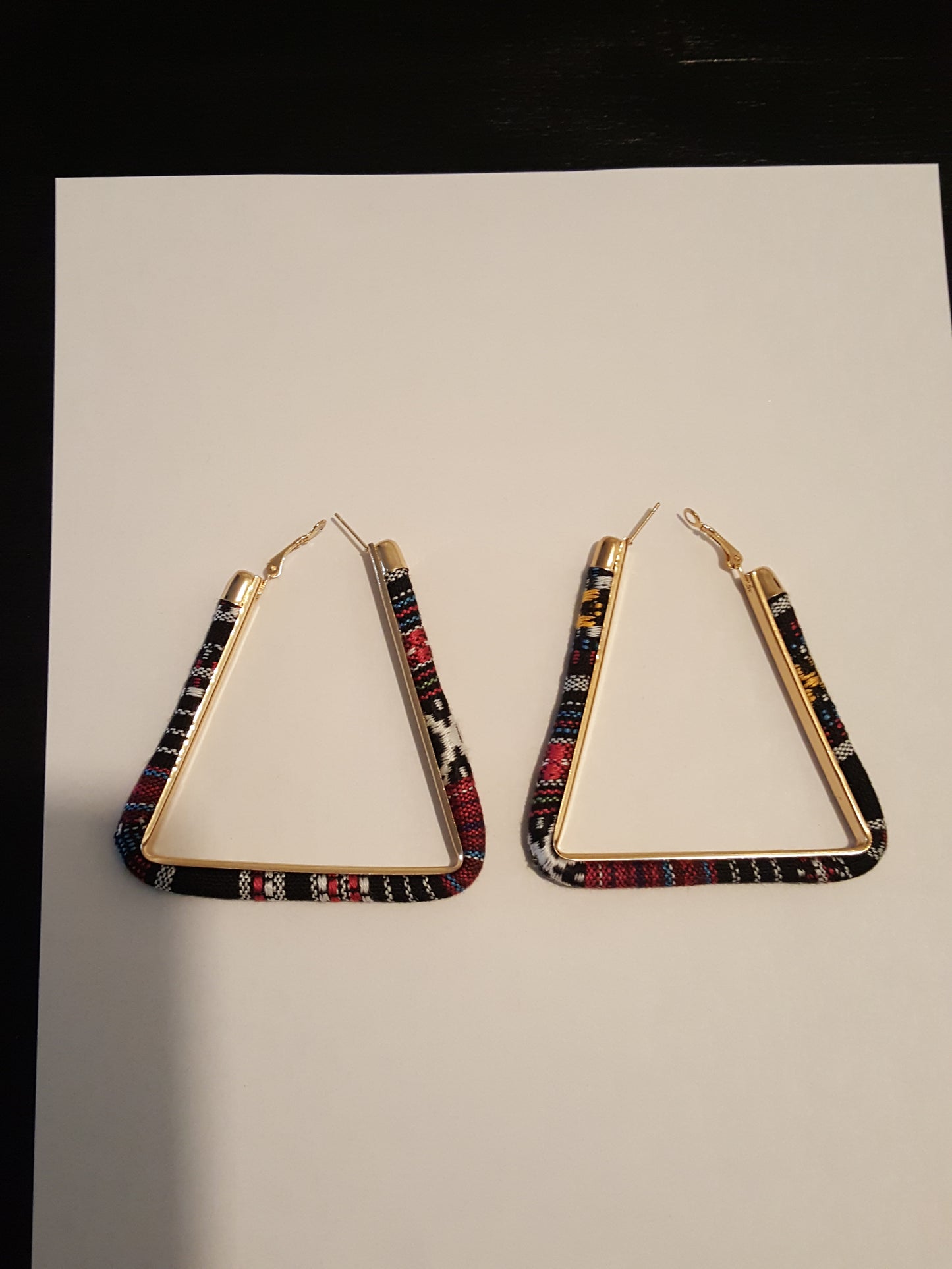 Ethnic Fabric Earrings