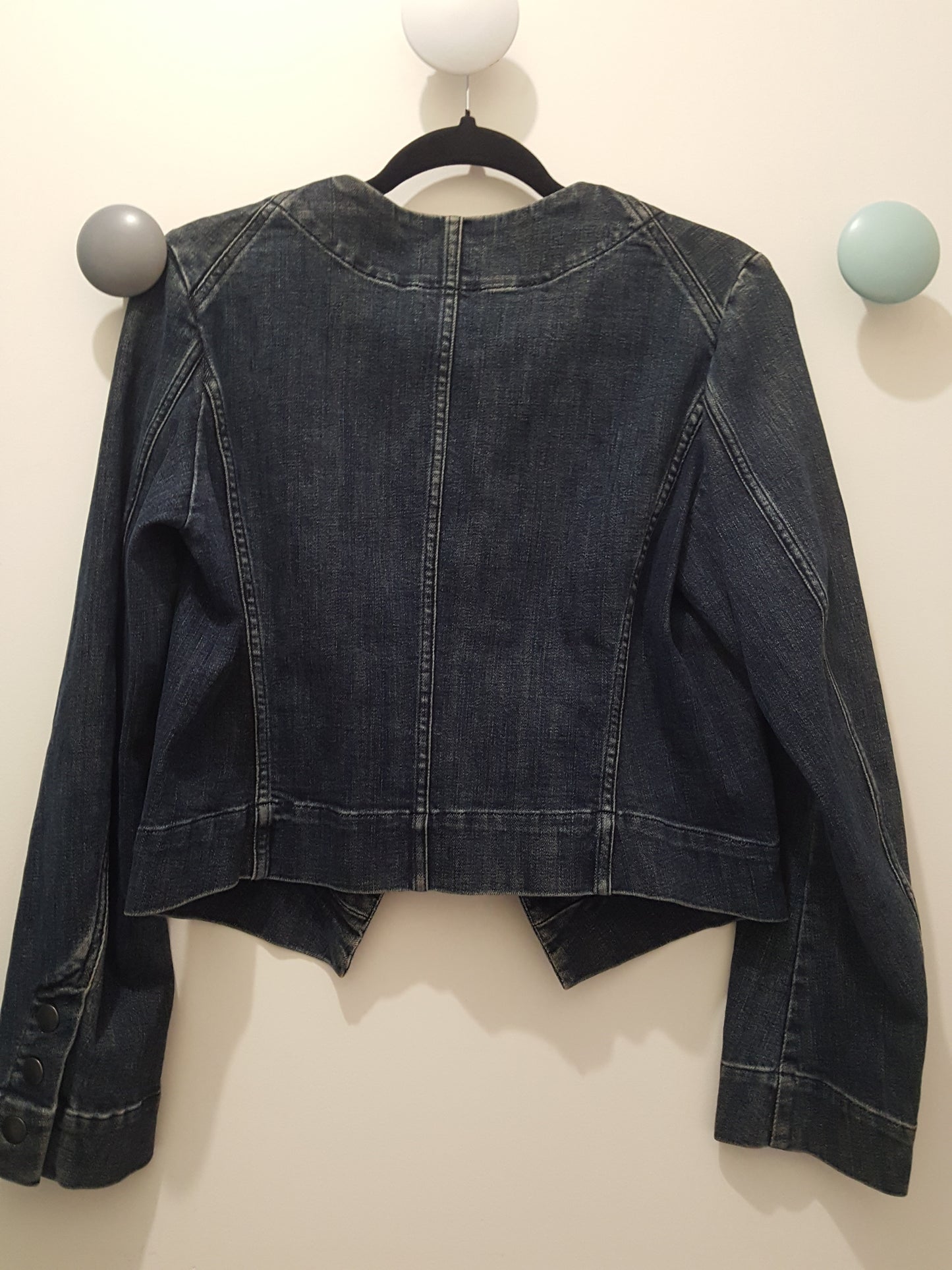 Veste en Jean Style Paletot ''Agnès b"
