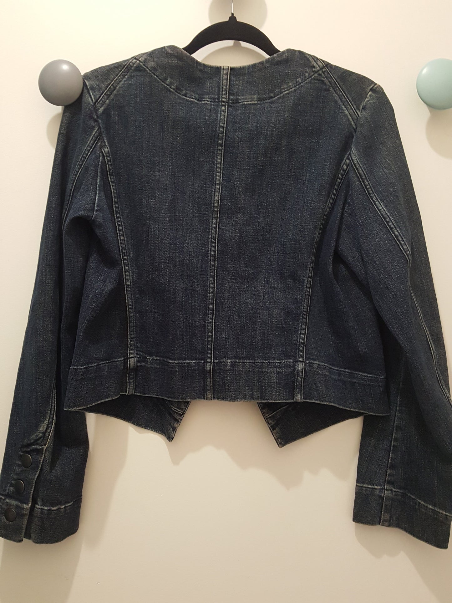 Veste en Jean Style Paletot ''Agnès b"
