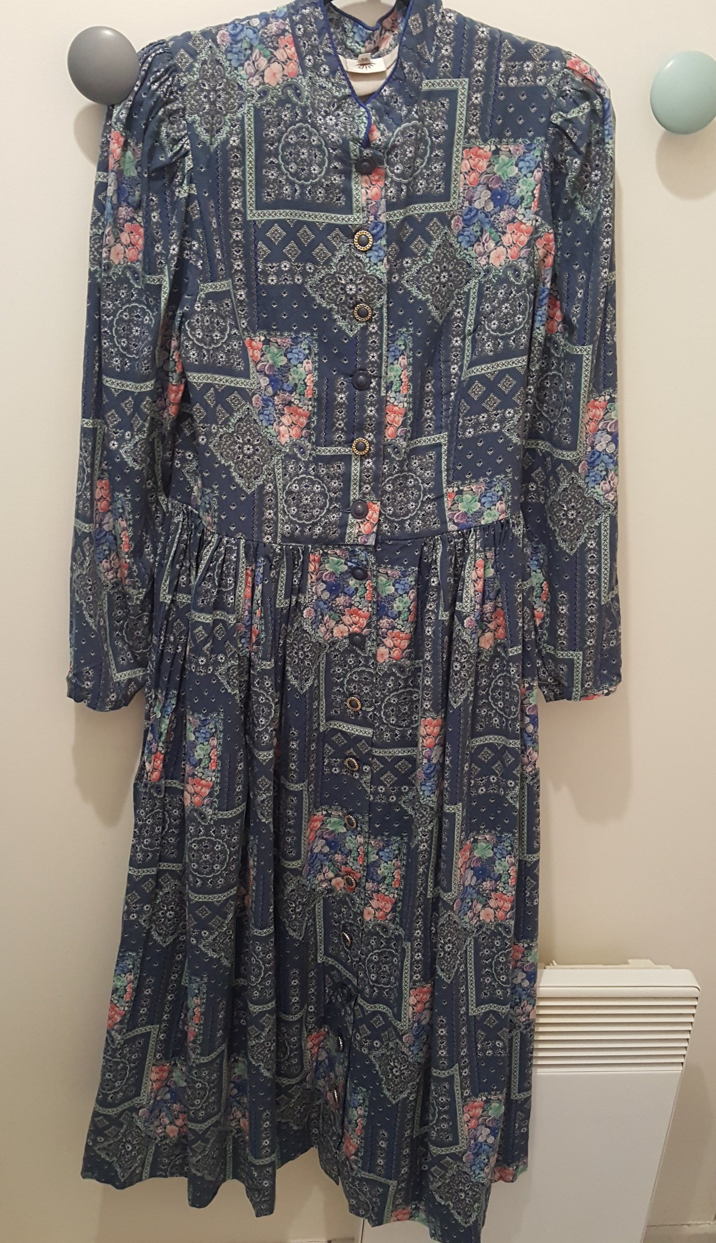 Robe Vintage longue "Magicflower"