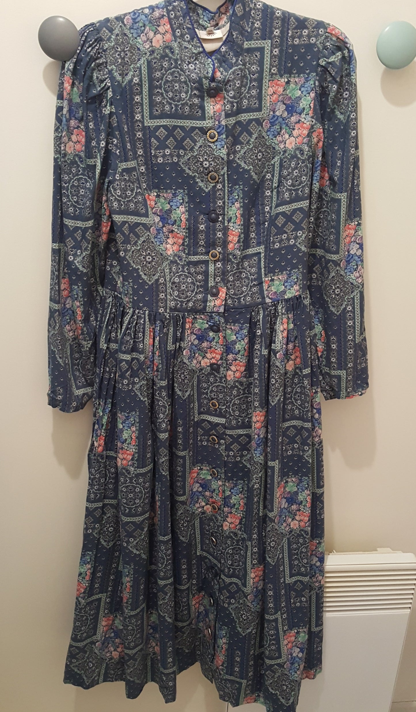 Robe Vintage longue "Magicflower"