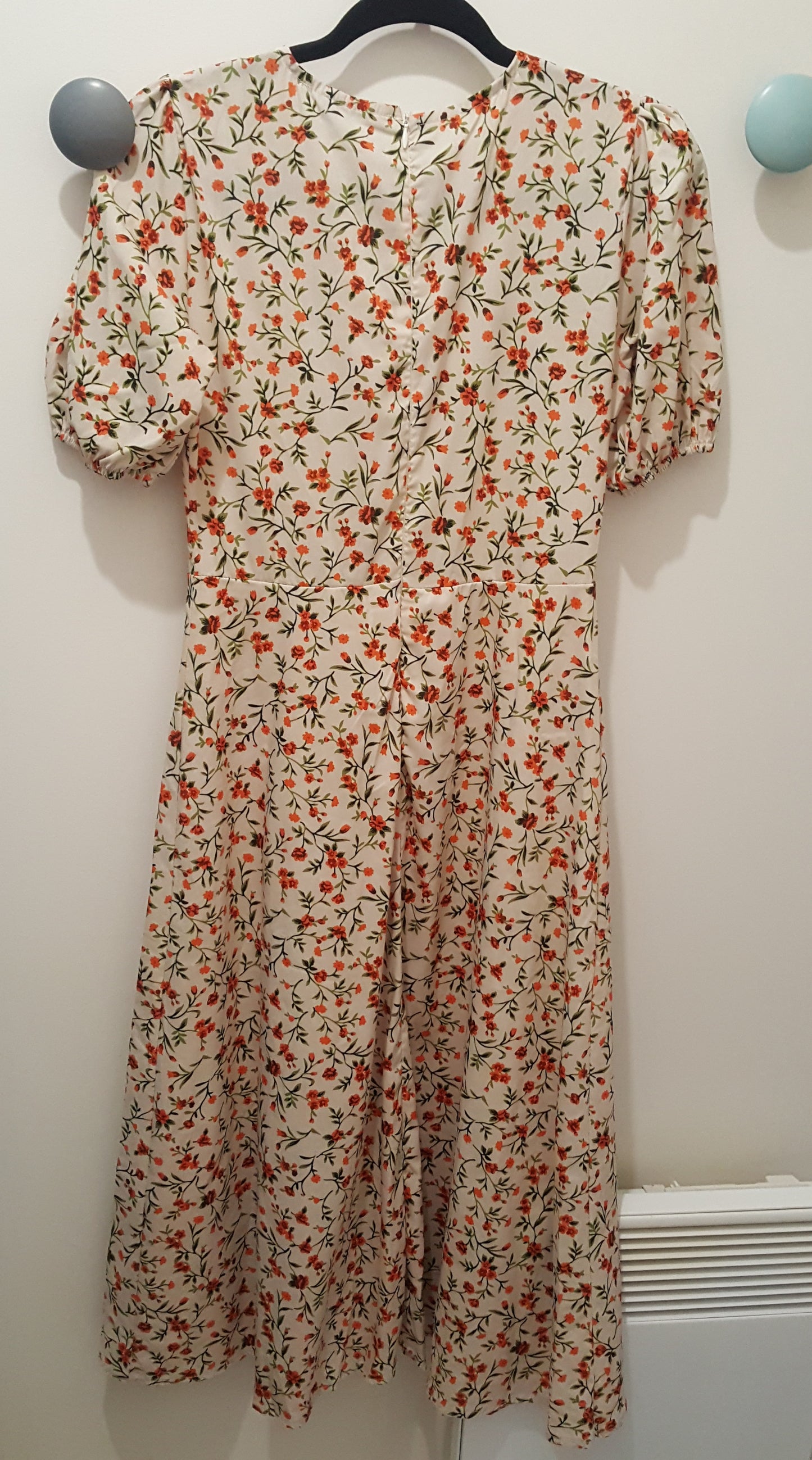 Robe longue imprimée Fleurs "Trendyol"