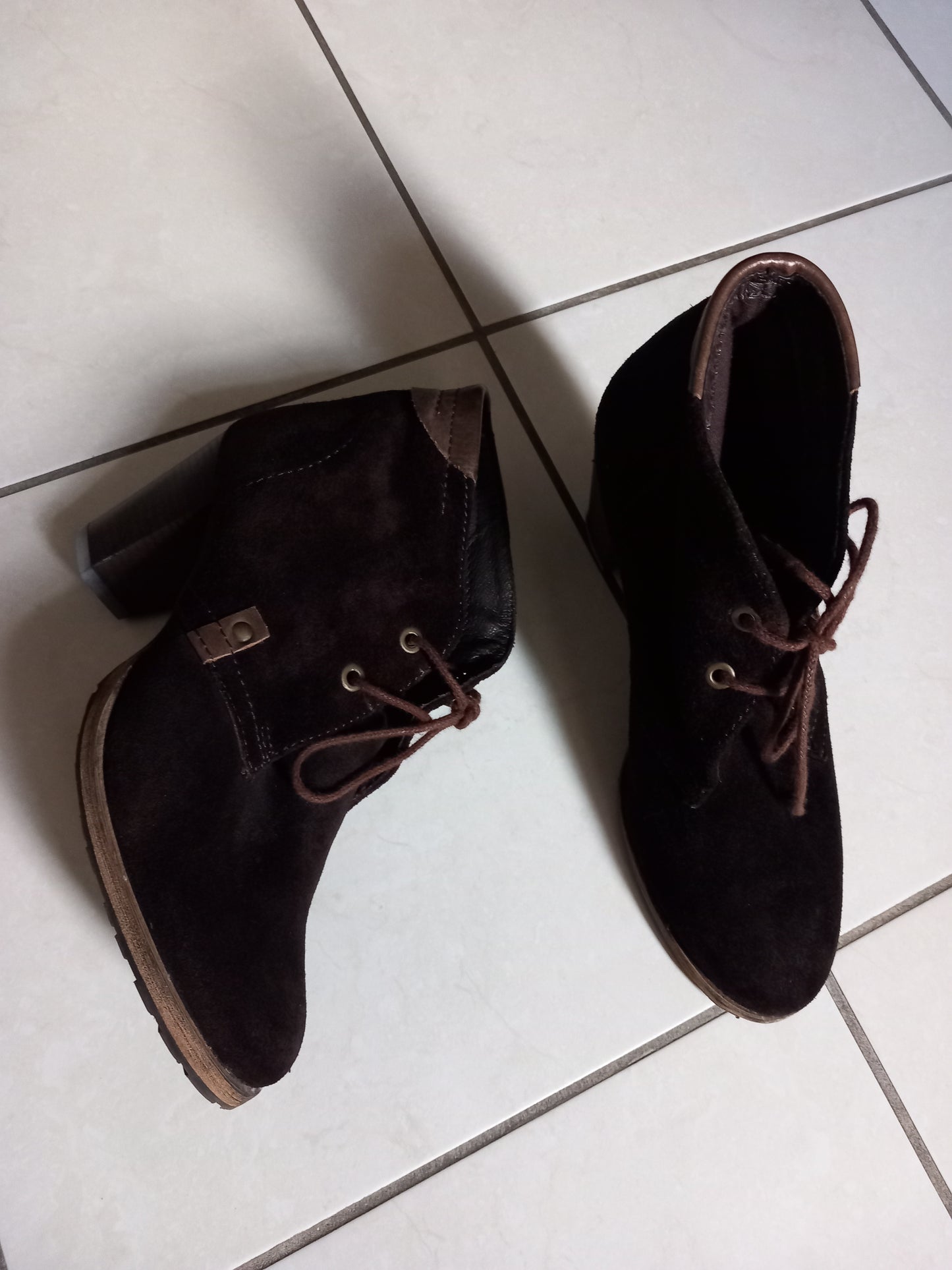 Low Boots Marron Foncé ''Eram''