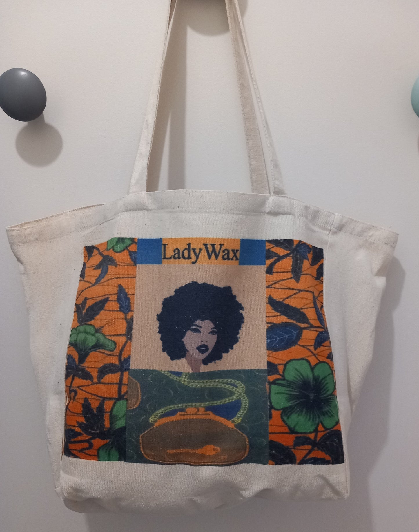 Tote bag en coton ''LadyWax'' by ''N'Fabi''