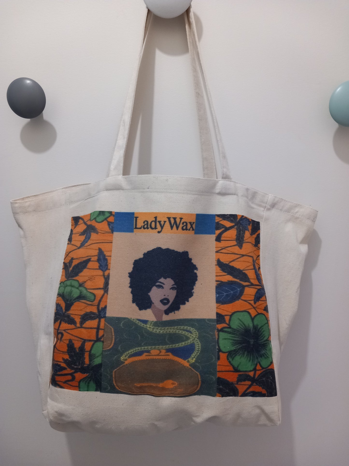 Tote bag en coton ''LadyWax'' by ''N'Fabi''