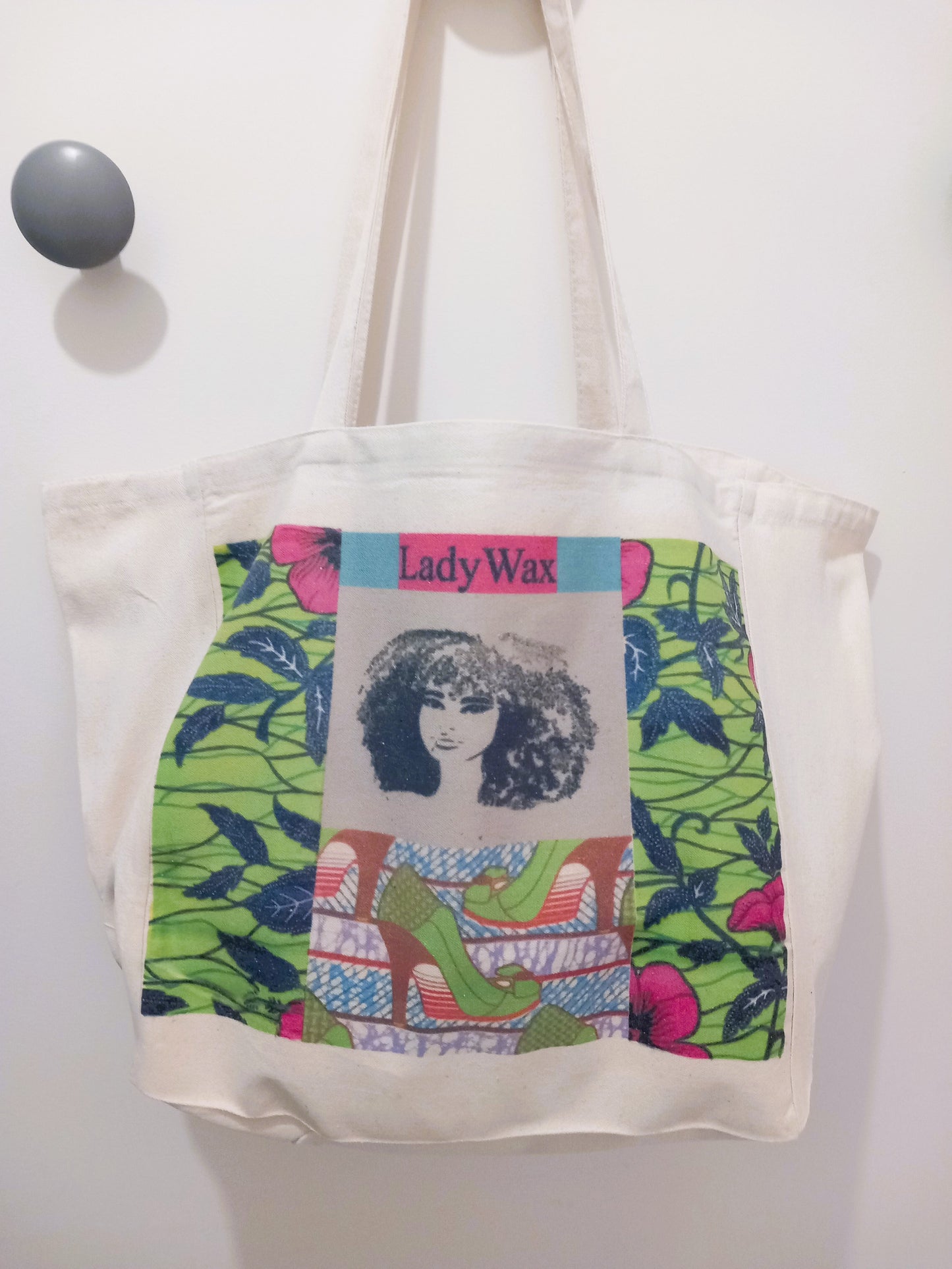 Tote bag en coton ''LadyWax'' by ''N'Fabi''