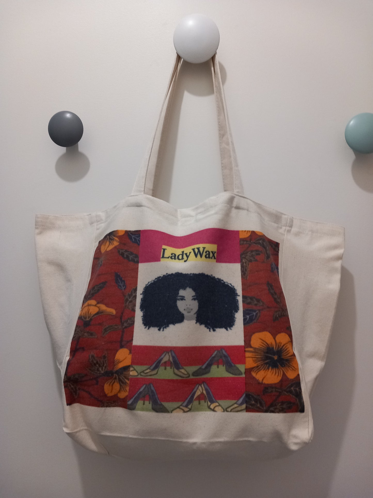 Tote Bag en coton ''LadyWax" by ''N'Fabi''