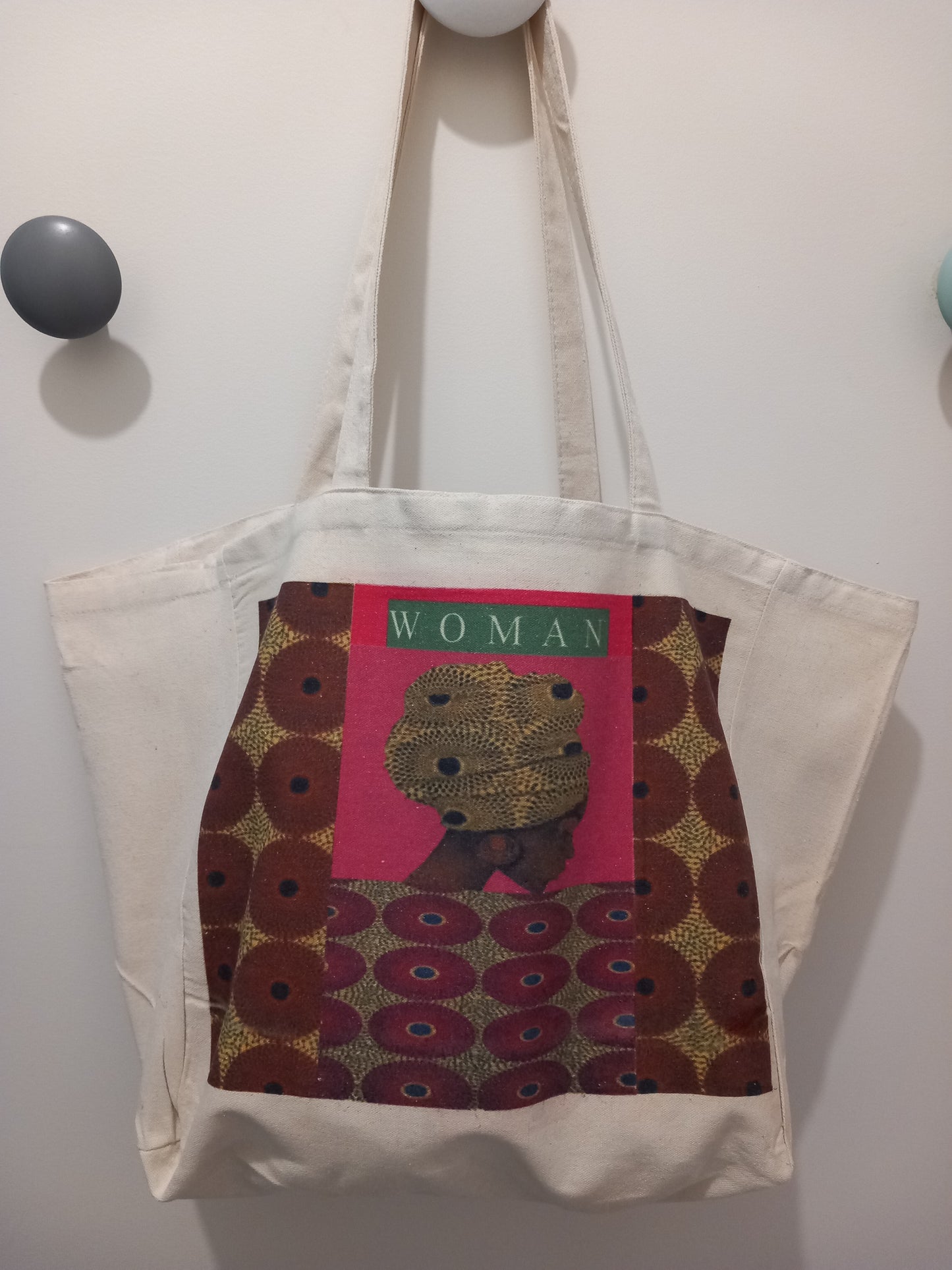 Tote Bag en coton ''WOMAN'' by ''N'Fabi''