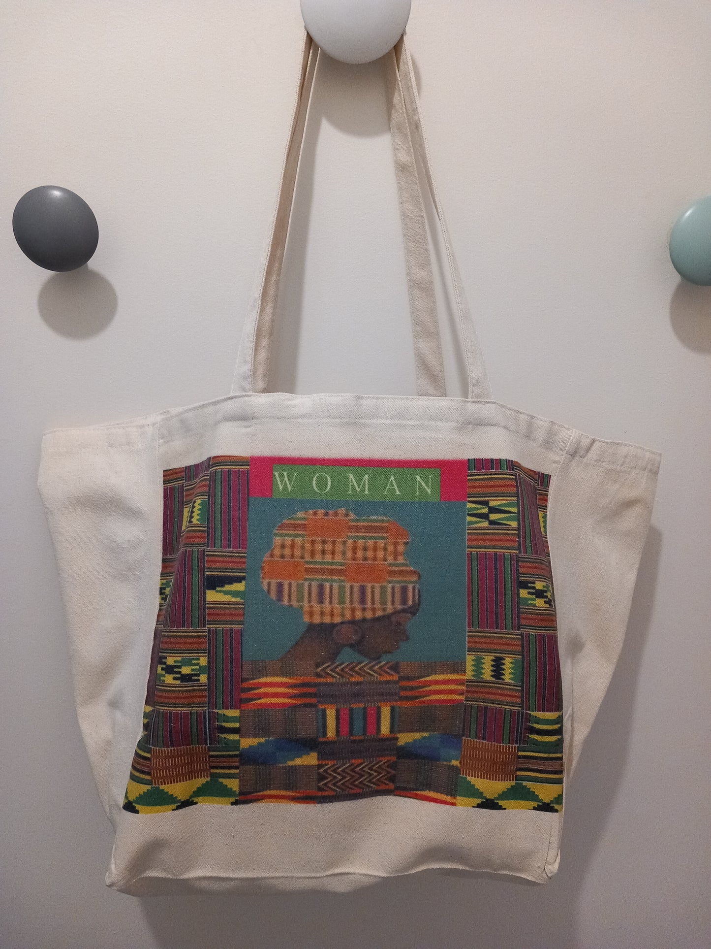 Tote Bag en coton ''WOMAN'' by ''N'Fabi''