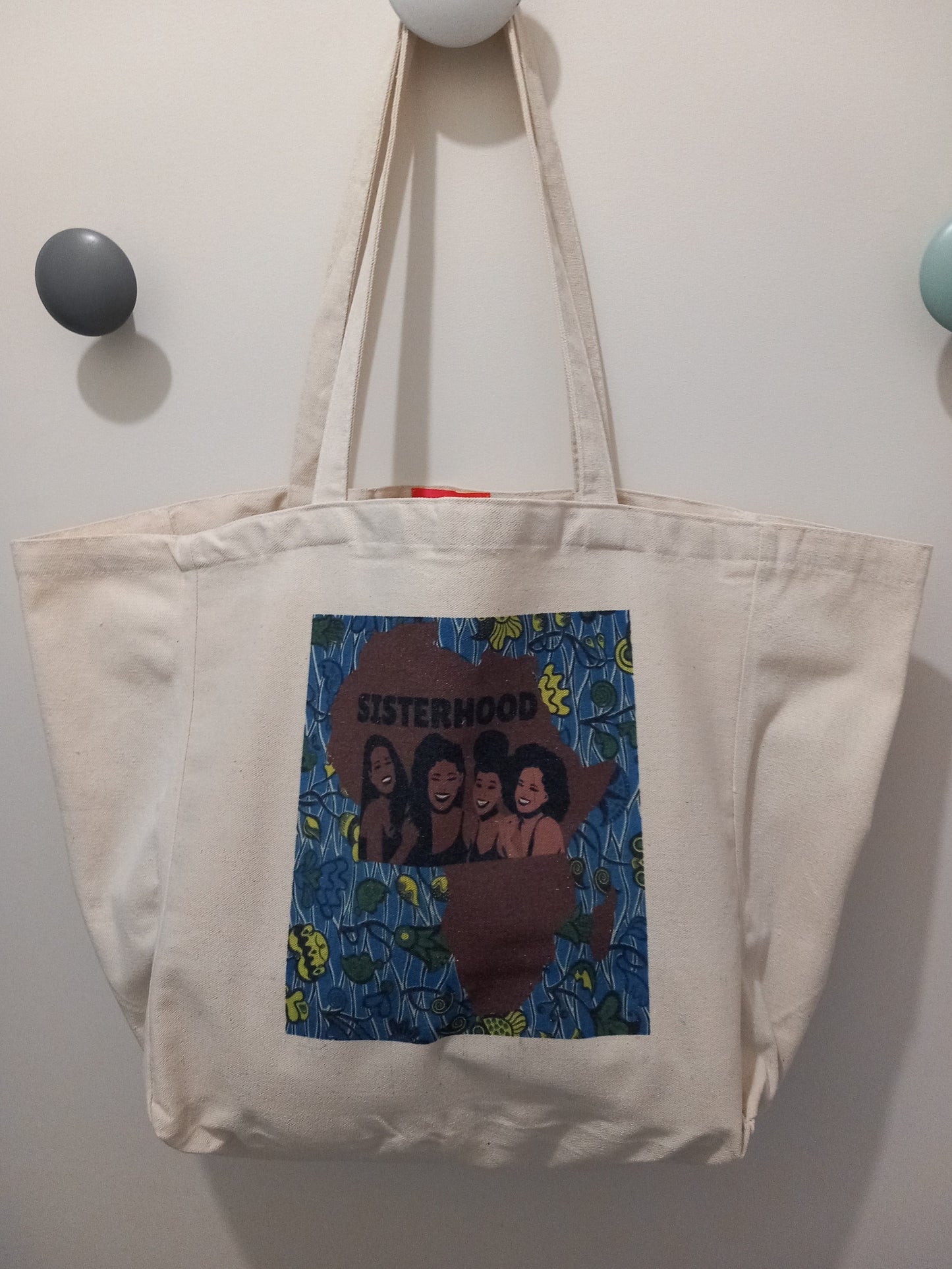 Tote bag en coton ''SISTERHOOD" by ''N'Fabi''