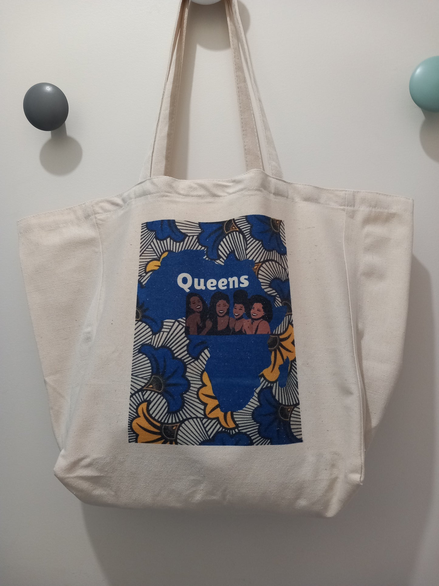 Tote bag en coton ''Queens'' by ''N'Fabi''