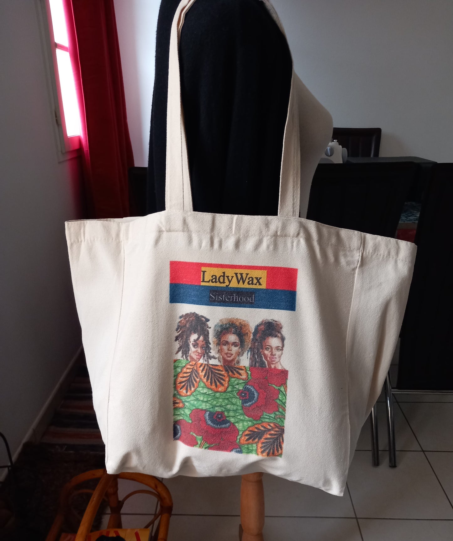 Tote Bag en coton ''LadyWax'' by ''N'Fabi''