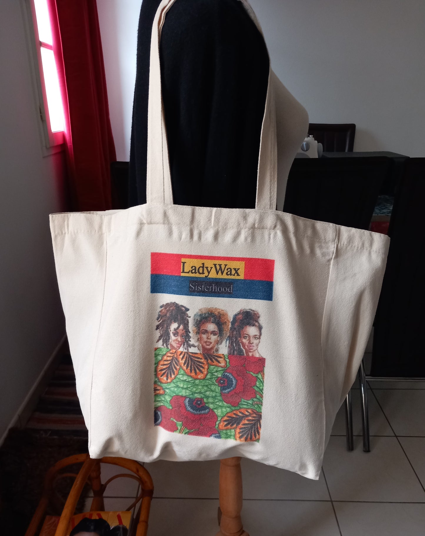 Tote Bag en coton ''LadyWax'' by ''N'Fabi''