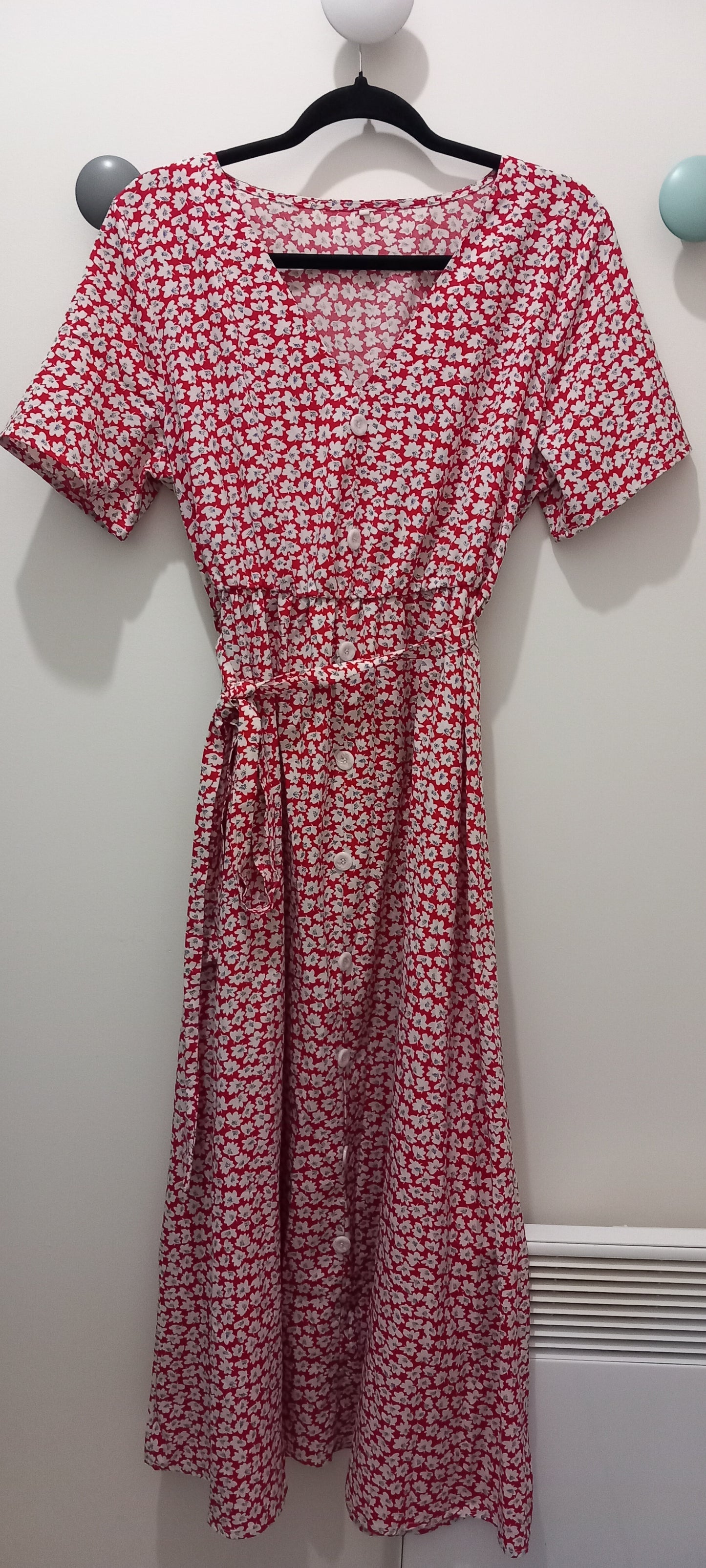 Robe Vintage longue à Fleurs