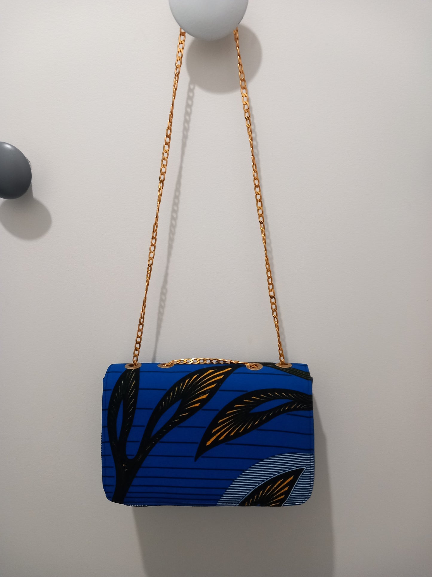 Sac à main en Wax avec Chaînes