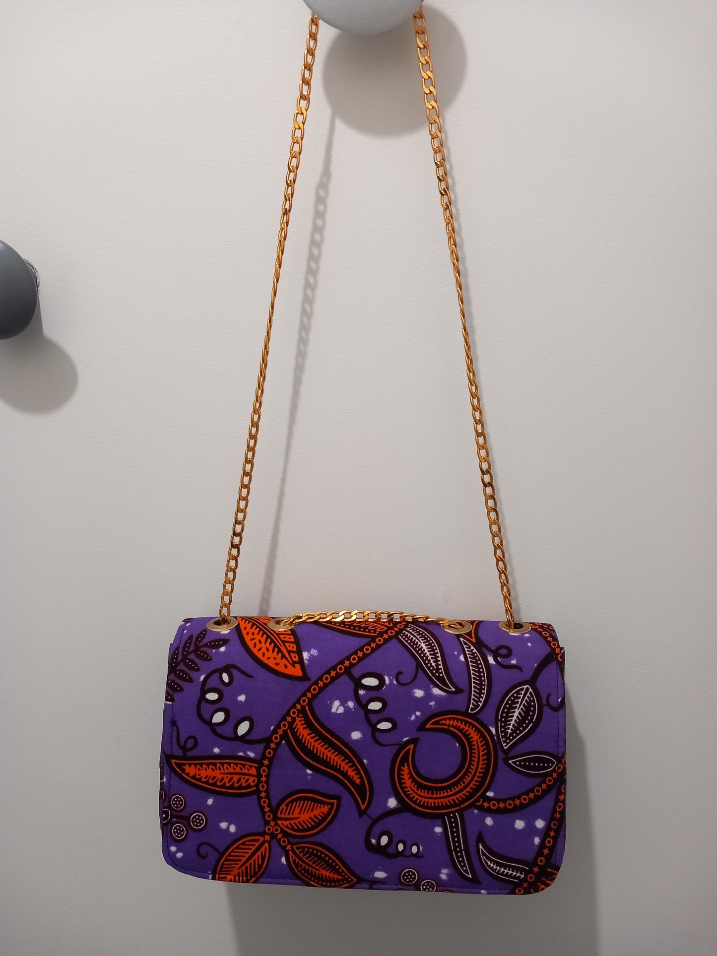 Sac à main en Wax avec Chaînes