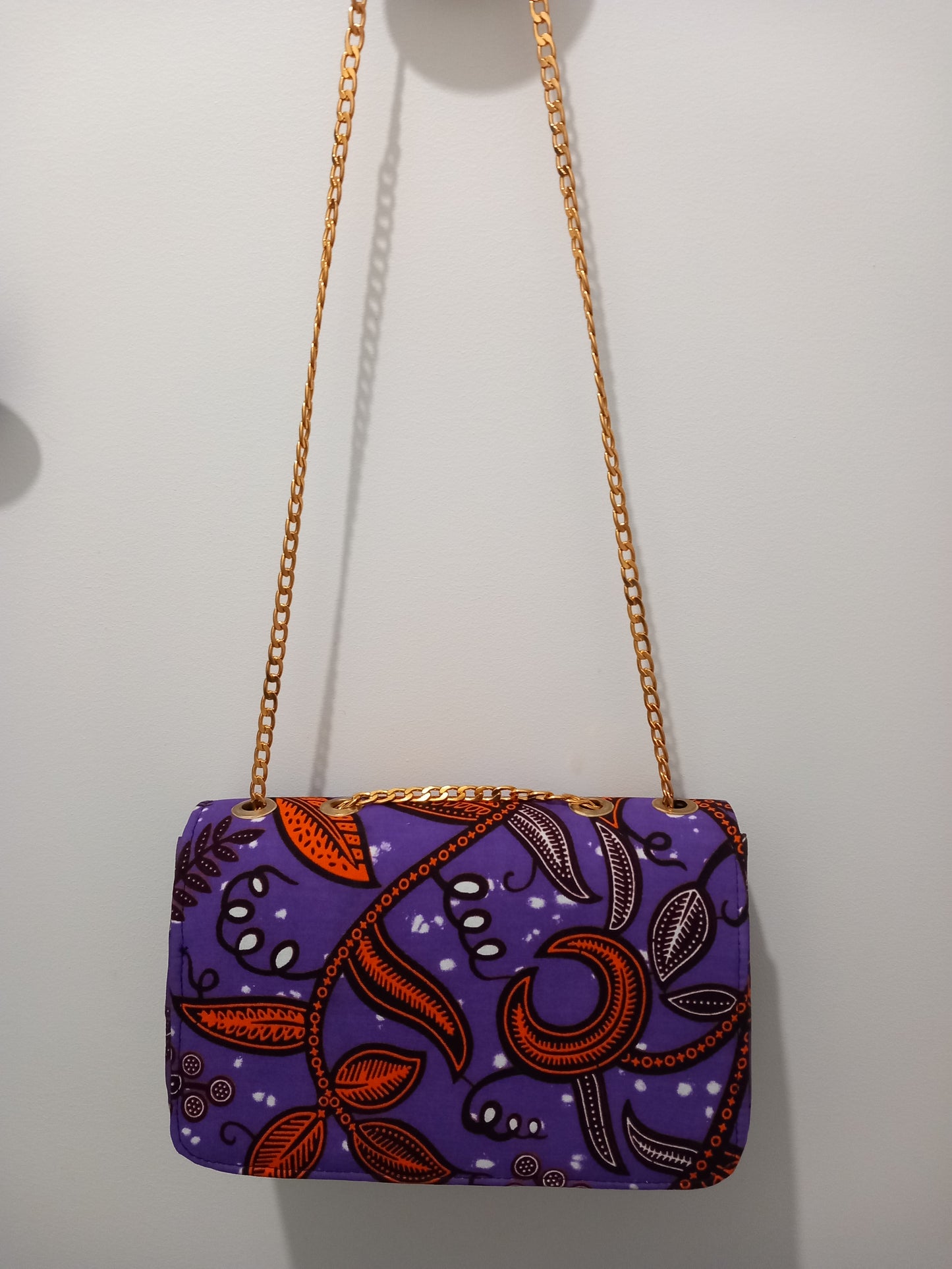 Sac à main en Wax avec Chaînes