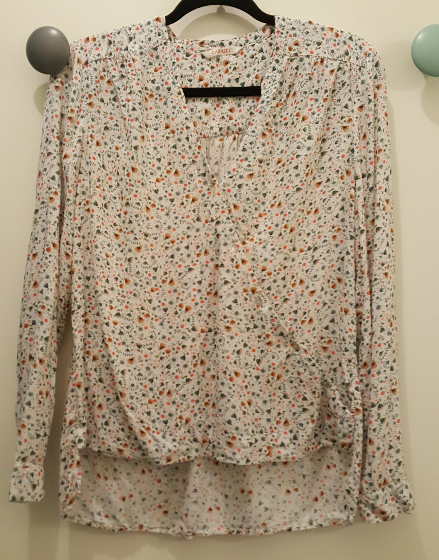 Top Imprimé floral ''Camaïeu''