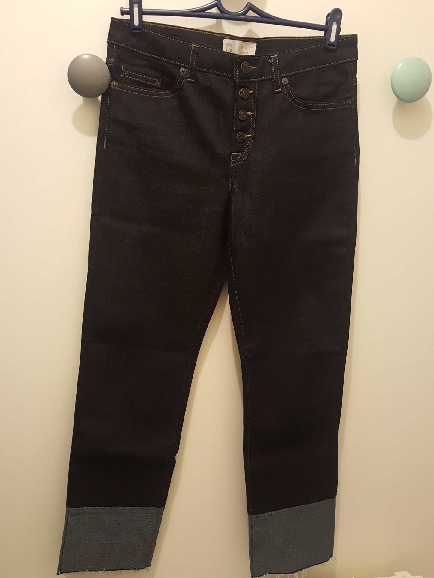Jean Droit Bleu Brut ''ESPRIT''