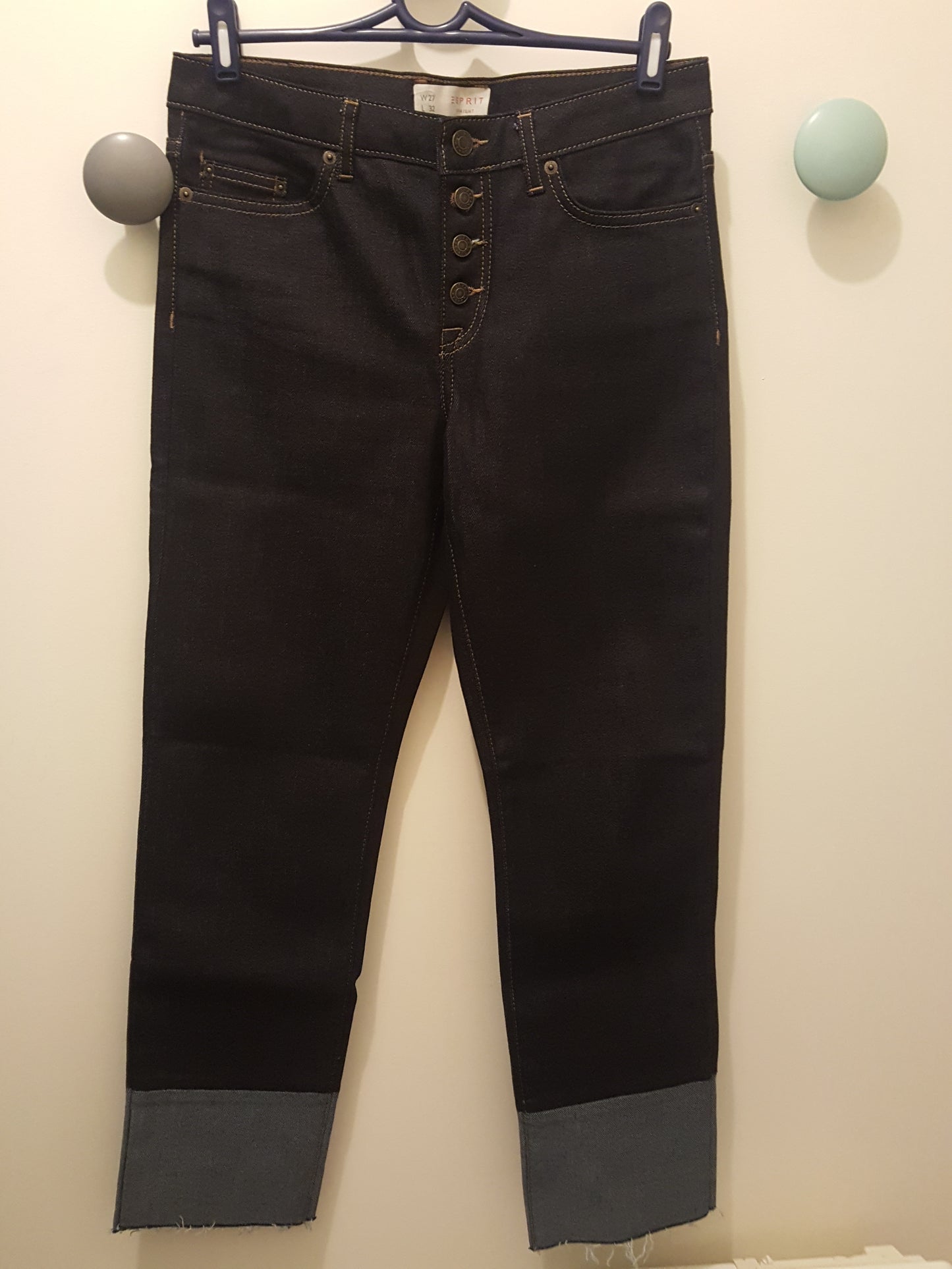 Jean Droit Bleu Brut ''ESPRIT''