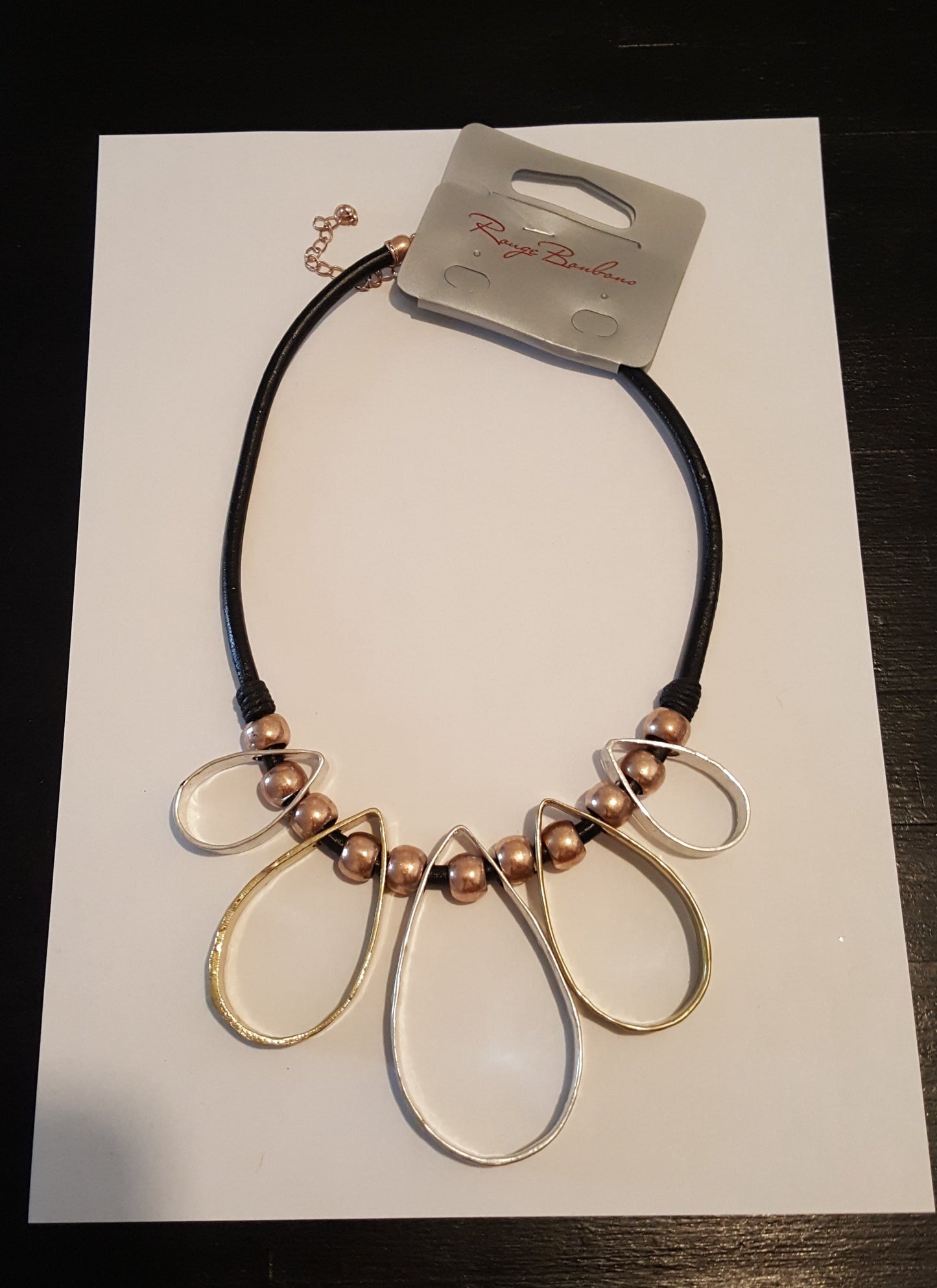 Ethnic Necklace ''Candy Red''