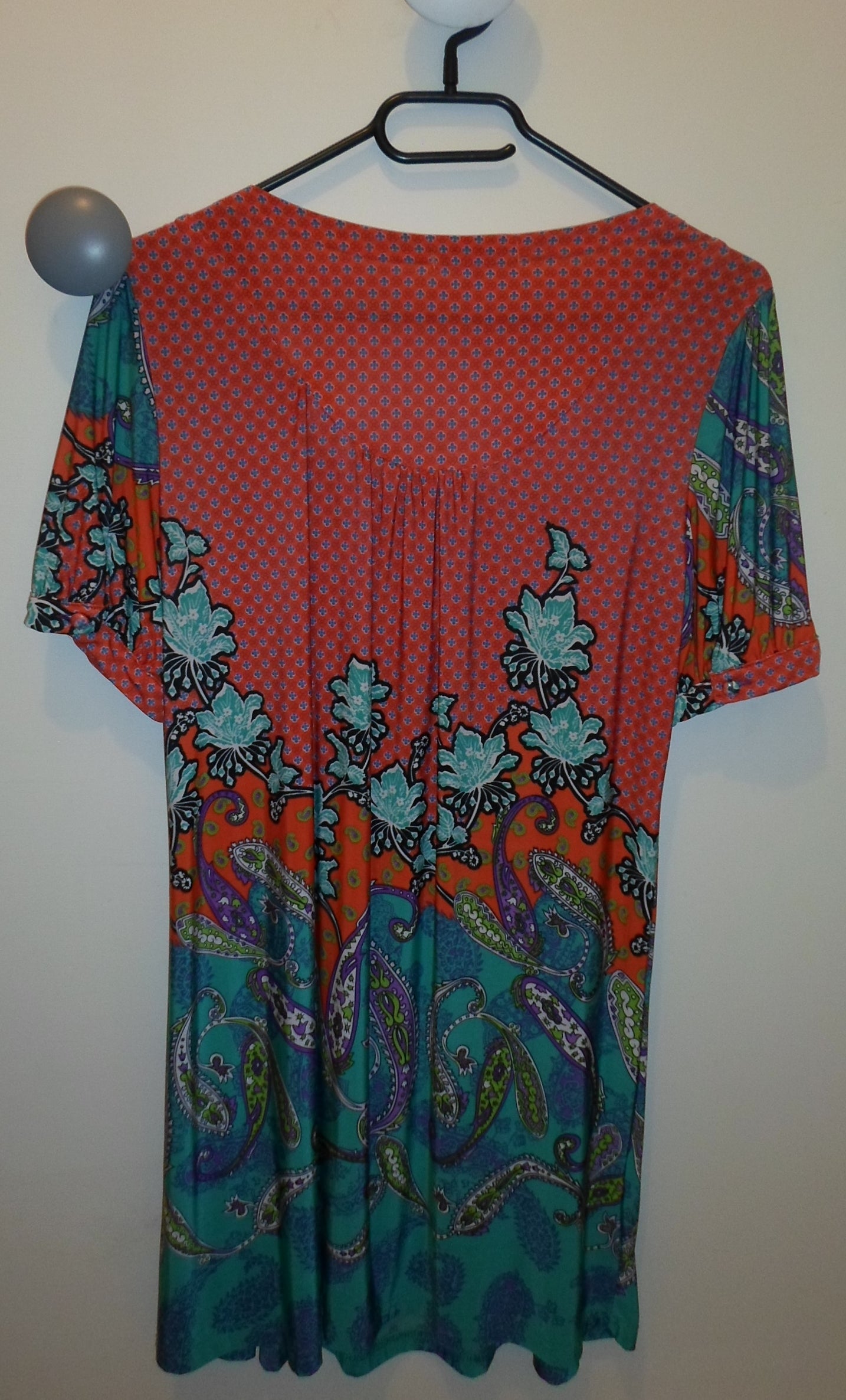 Tunique imprimée Fleurs "Choklate"