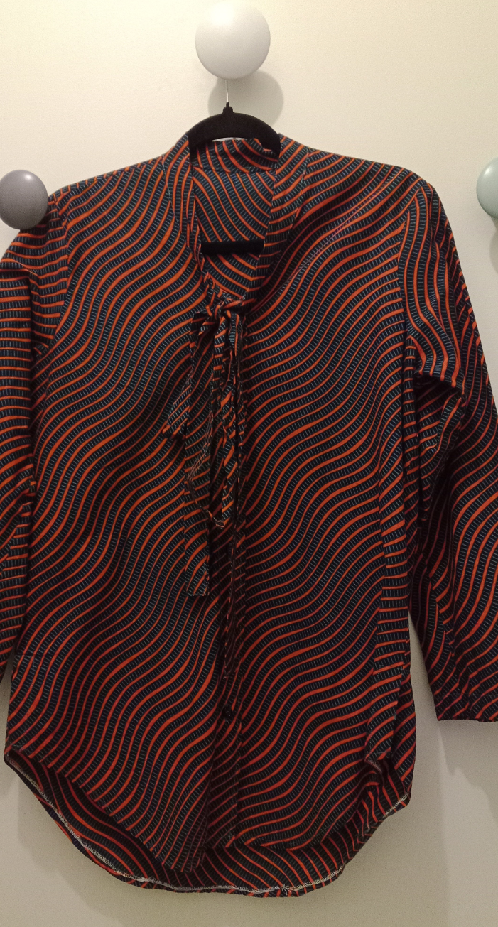 Chemise en Wax Col Lavallière