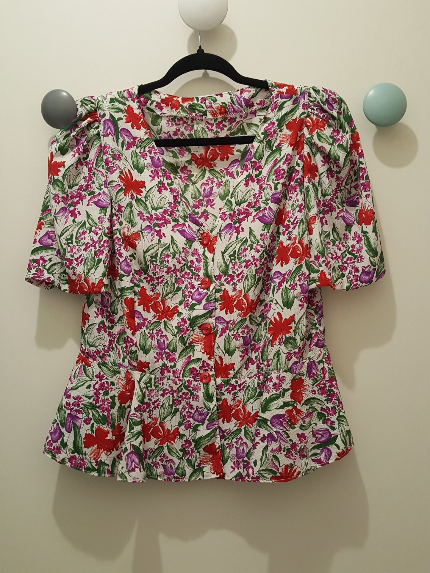 Top Vintage Imprimé floral