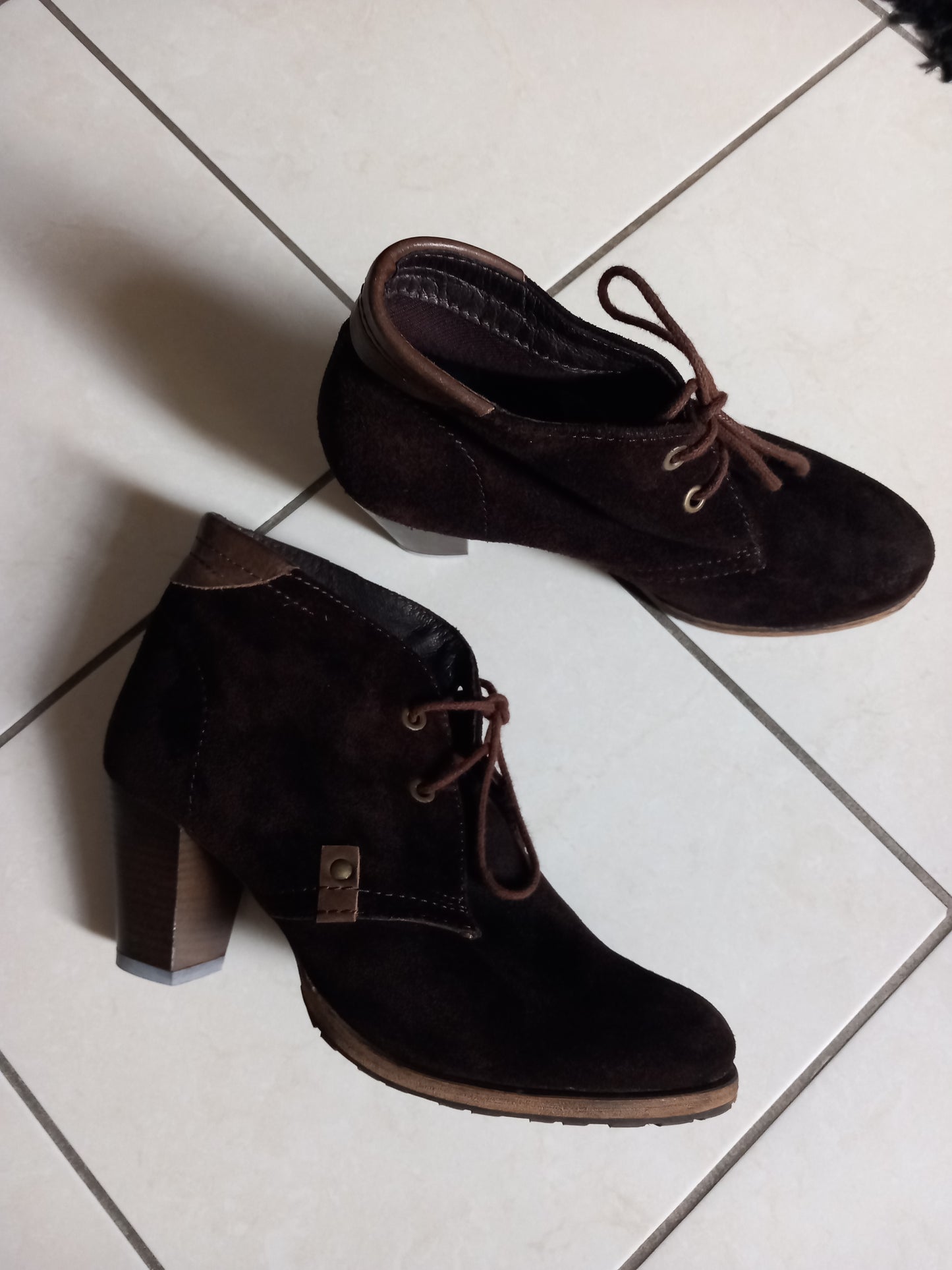 Low Boots Marron Foncé ''Eram''