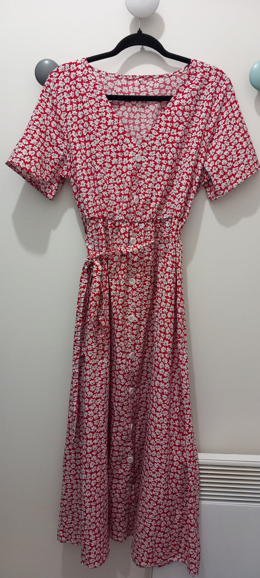 Robe Vintage longue à Fleurs