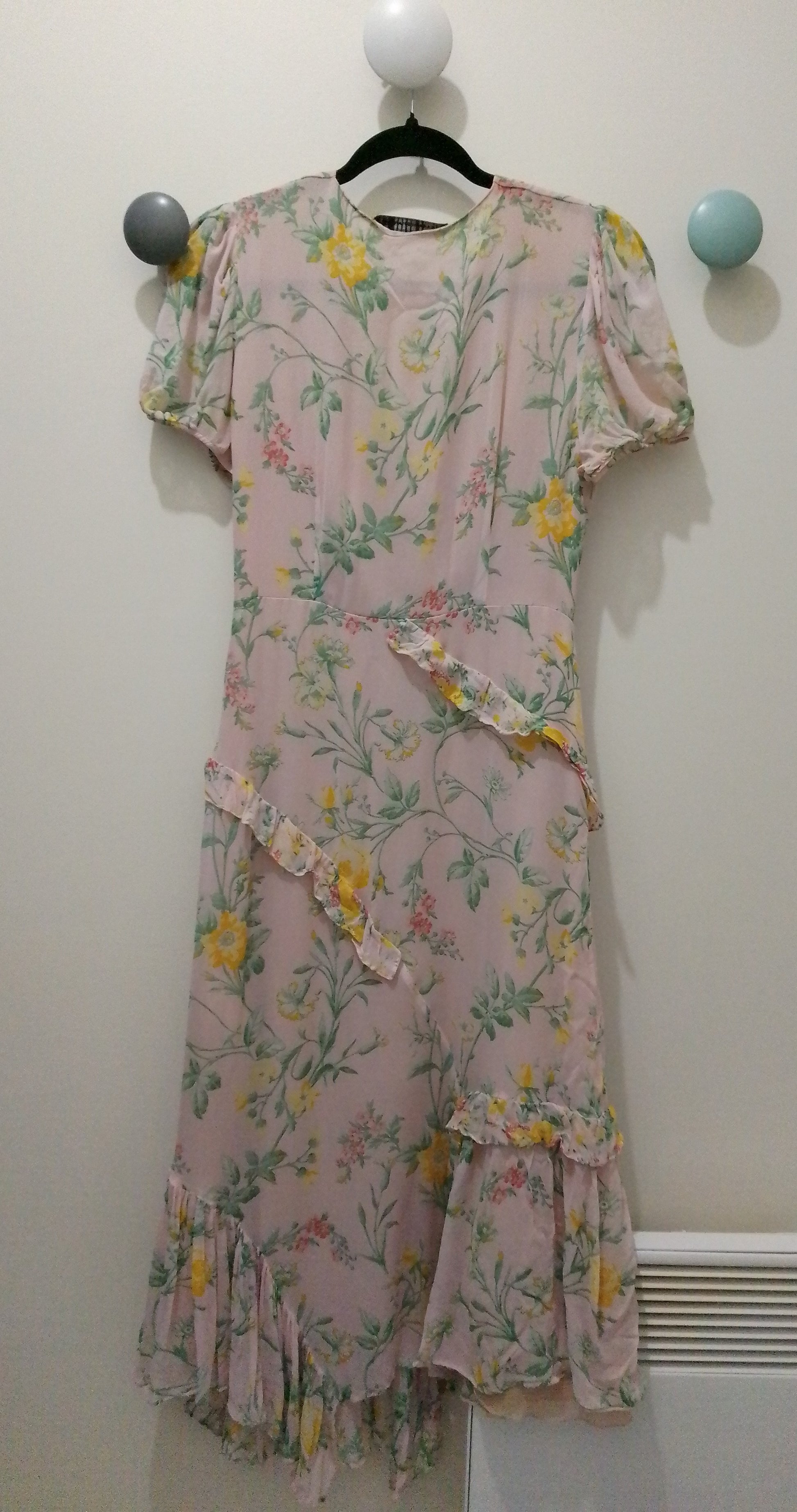 Robe Longue Fleurie Zara NWT ZARA LONG CROSSOVER DRESS WRAP FLORAL NAVY WHITE 2587/051 Robe Longue Fleurie Zara NWT ZARA LONG CROSSOVER DRESS WRAP FLORAL NAVY WHITE 2587/051
