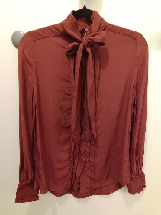 Chemise Col Lavallière ''Mango''