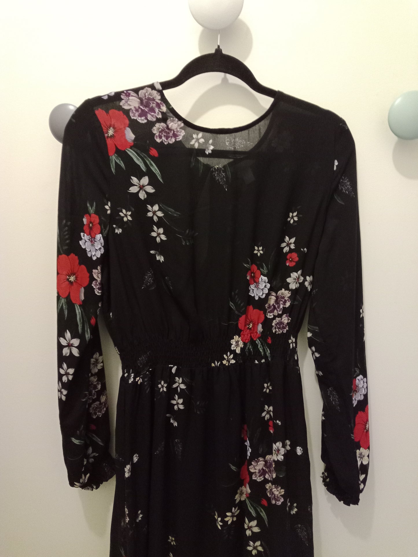 Robe longue Imprimé floral ''H&M''