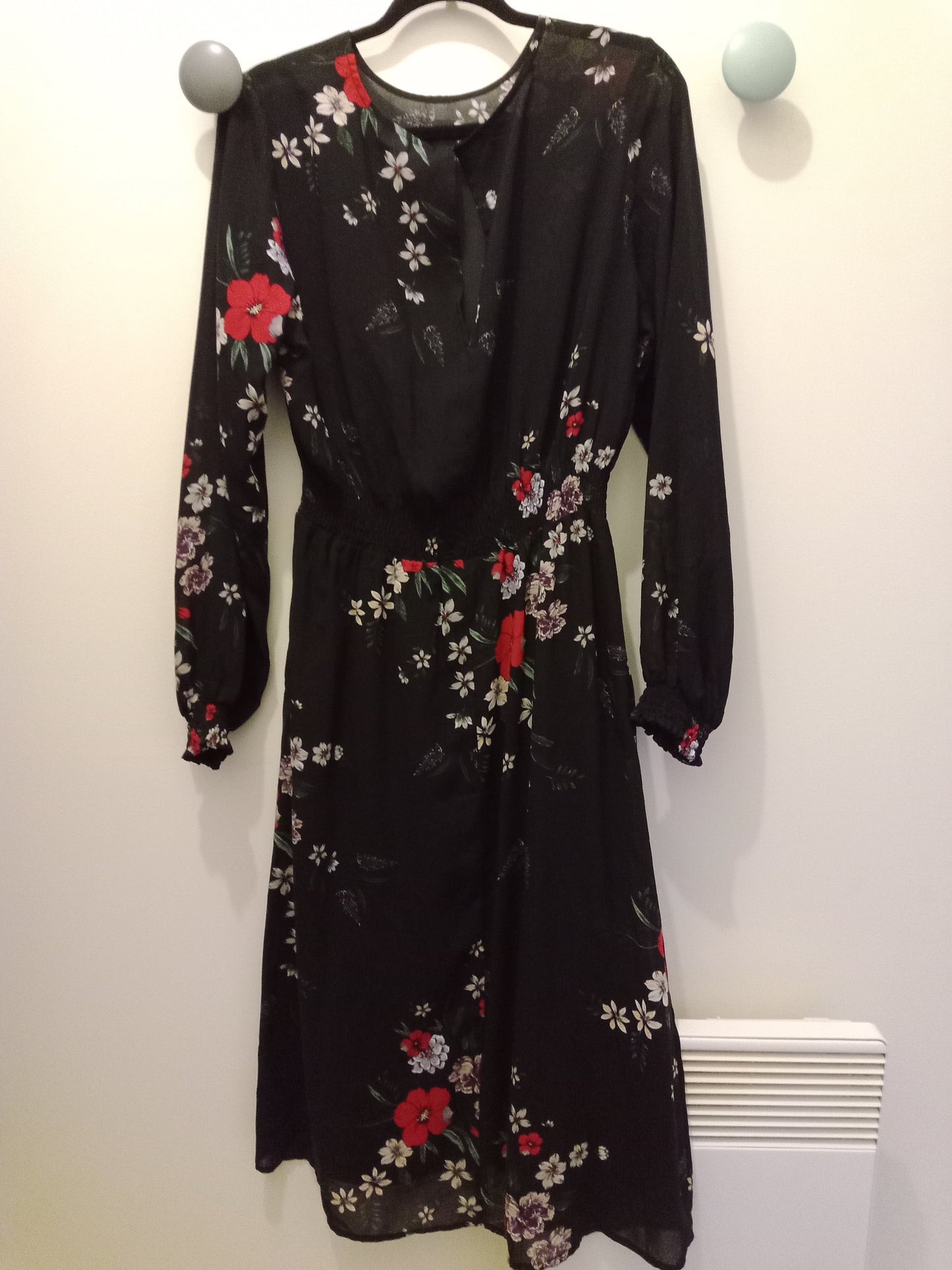 Robe longue Imprimé floral ''H&M''