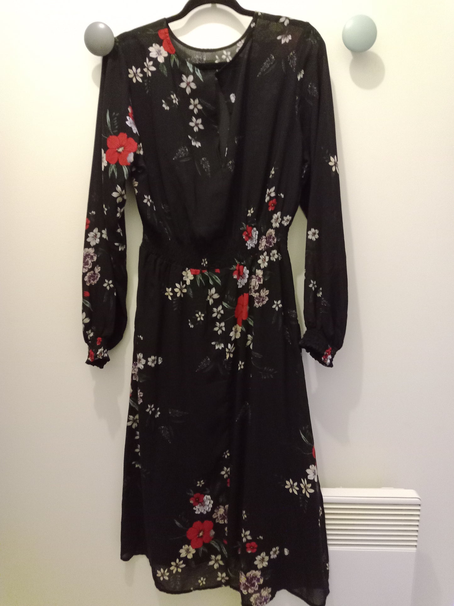 Robe longue Imprimé floral ''H&M''