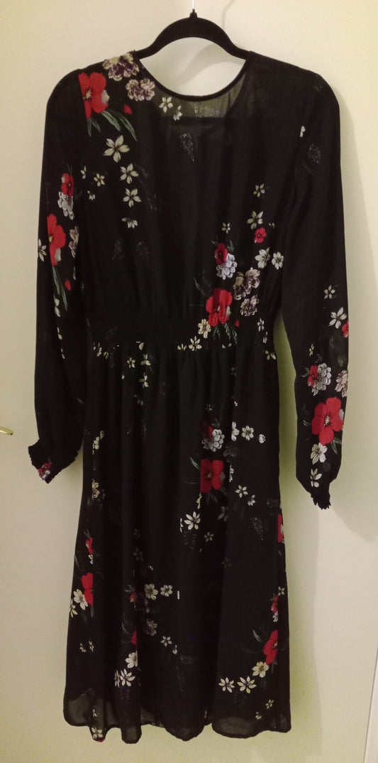 Robe longue Imprimé floral ''H&M''